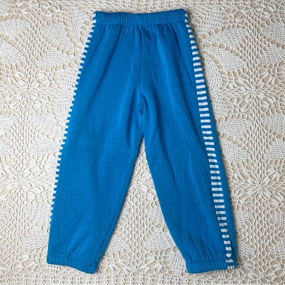 Vintage 1990s Joggles Kids 4 Blue Side Stripe Jogger Sweatpants